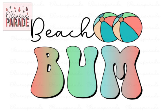 Beach Bum: A Fun Summer Design Asset for Your Projects