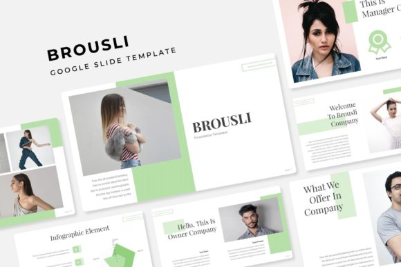 Brousli Google Slide Template: 150+ Slides for Presentations