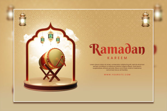 Creative Ramadan Kareem Poster Template for Stunning Designs