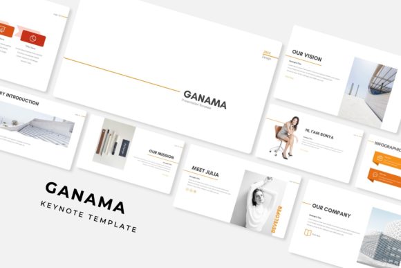 Ganama Keynote Template: A Versatile Design Toolkit