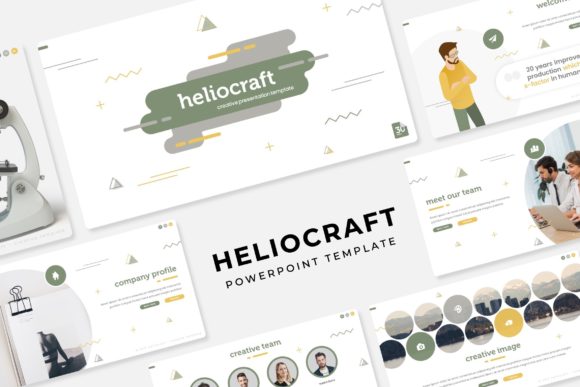 Heliocraft: A Versatile PowerPoint Template for Dynamic Presentations
