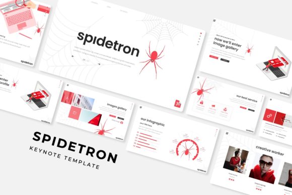 Spidetron: A Dynamic Keynote Template for Modern Presentations